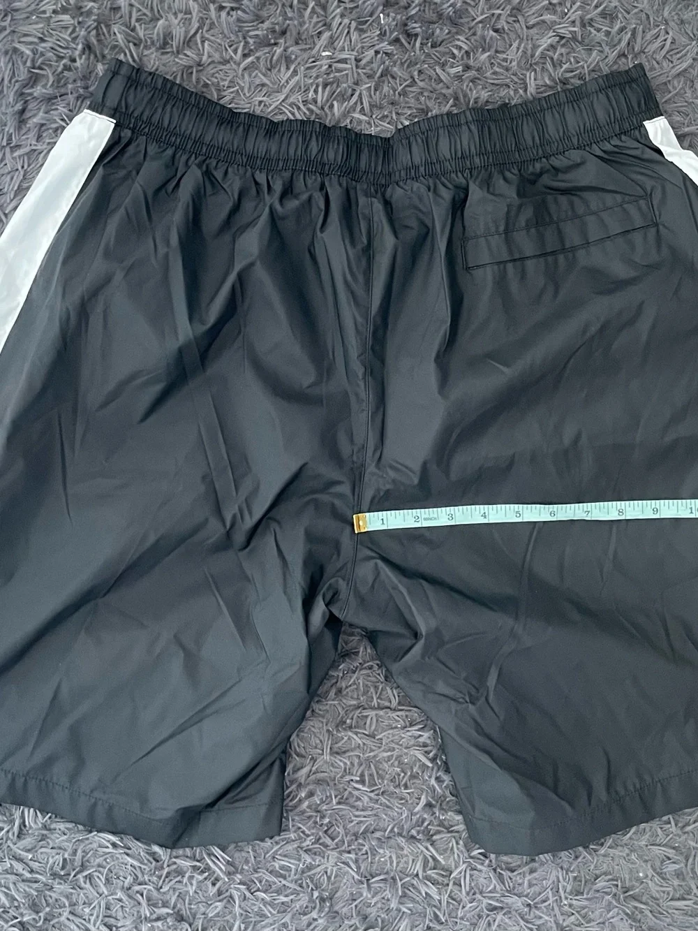 Men Size XL Nike M NSW CE Woven Nylon Track Shorts Black White